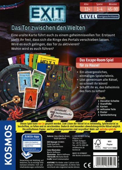 KOSMOS Exit-Spiel Die Akademie der Zauberkünste