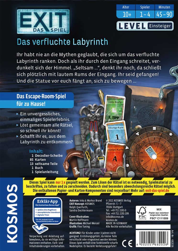 EXIT Das Spiel Das verfluchte Labyrinth Escape Room Görlitz